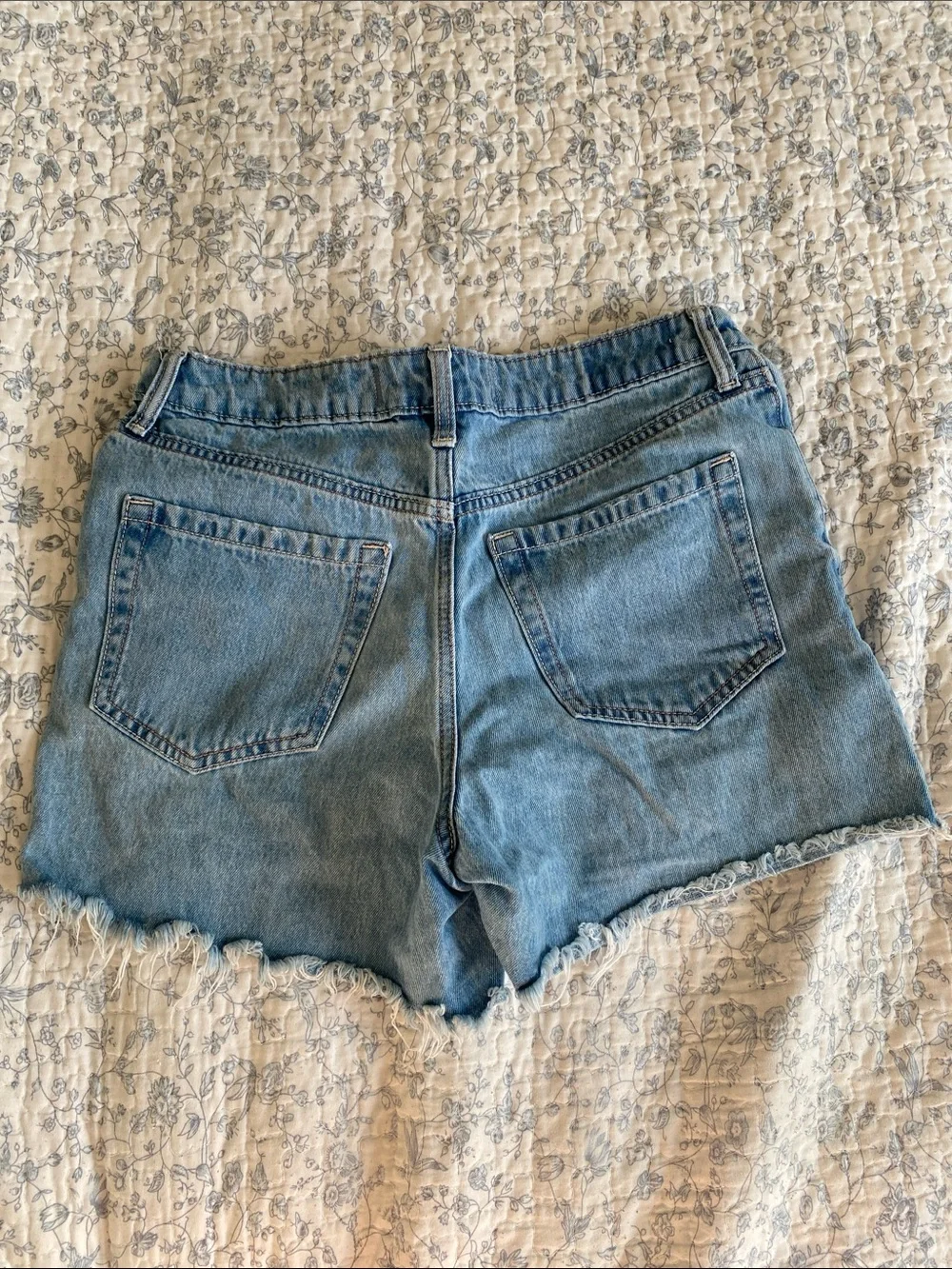 Hollister Light Blue Denim Shorts